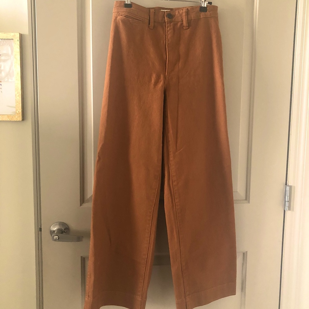 Madewell Slim Emmett Wide-leg Full-length pants